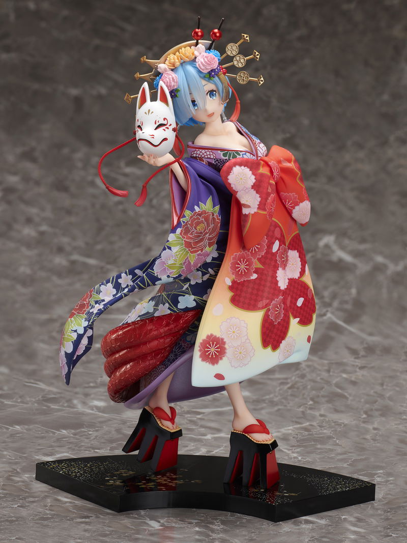 Re:Zero kara Hajimeru Isekai Seikatsu 1/7 Scale Pre-Painted Figure: Rem -Procession of Courtesans- image 3