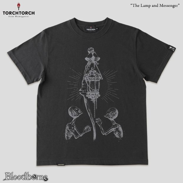 Bloodborne Torch Torch T-shirt Collection: The Lamp And Messenger Black (S Size) image 1