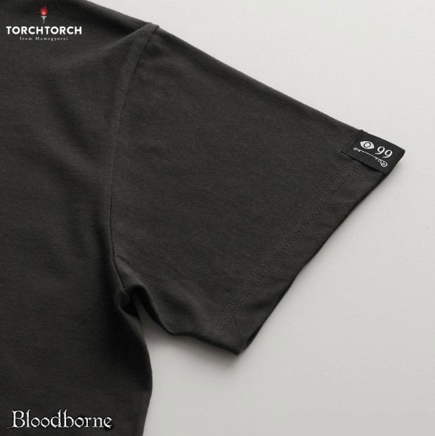 Bloodborne Torch Torch T-shirt Collection: The Lamp And Messenger Black (S Size) image 3