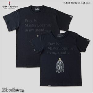 Bloodborne Torch Torch T-shirt Collection: Alfred, Hunter Of Vilebloods Black Ladies (L Size)