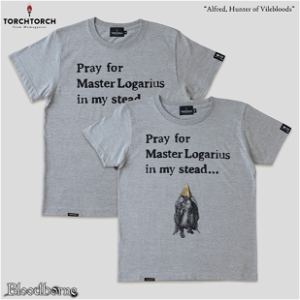 Bloodborne Torch Torch T-shirt Collection: Alfred, Hunter Of Vilebloods Heather Gray (S Size)
