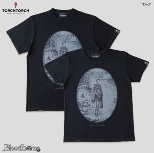 Bloodborne Torch Torch T-shirt Collection: Doll Black (M Size)