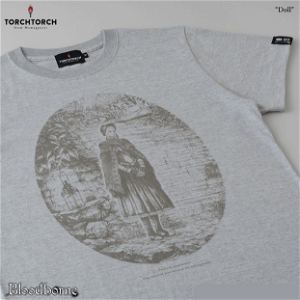 Bloodborne Torch Torch T-shirt Collection: Doll Heather Gray (M Size)