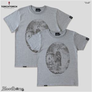 Bloodborne Torch Torch T-shirt Collection: Doll Heather Gray (M Size)