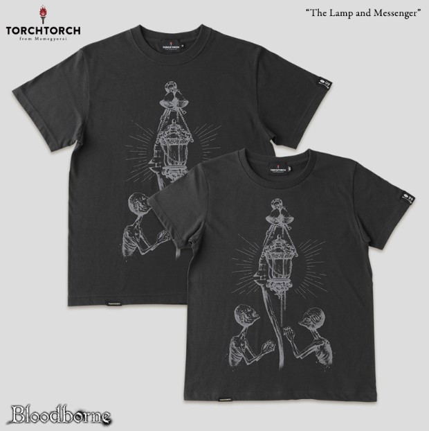 Bloodborne Torch Torch T-shirt Collection: The Lamp And Messenger Black (S Size) image 4