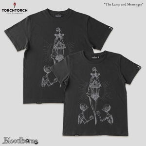 Bloodborne Torch Torch T-shirt Collection: The Lamp And Messenger Black Ladies (L Size)