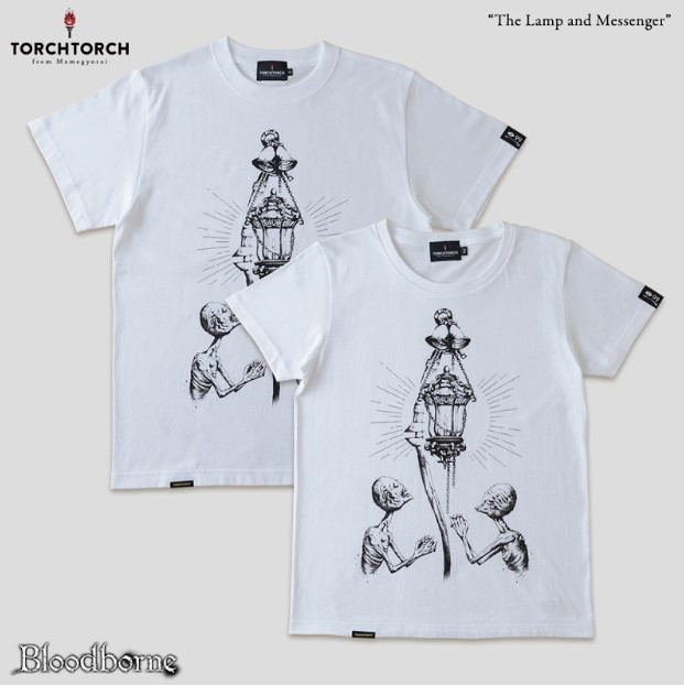 Bloodborne Torch Torch T-shirt Collection: The Lamp And Messenger White (S Size) image 4