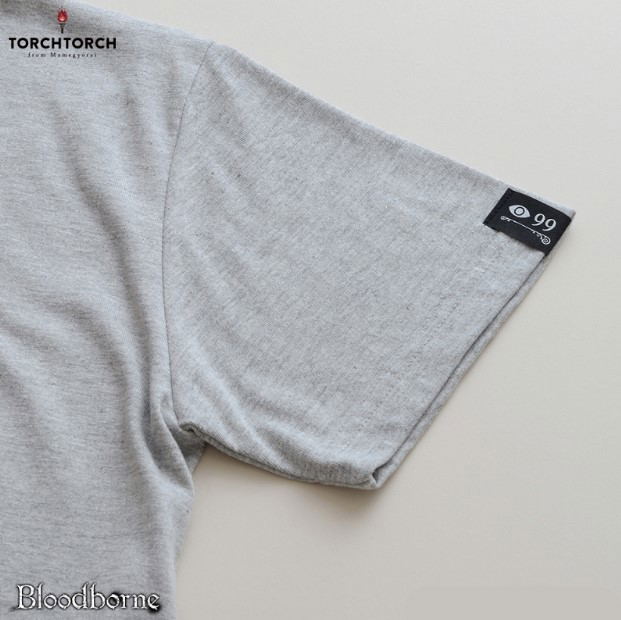 Bloodborne Torch Torch T-shirt Collection: The Lamp And Messenger Heather Gray Ladies (L Size) image 2