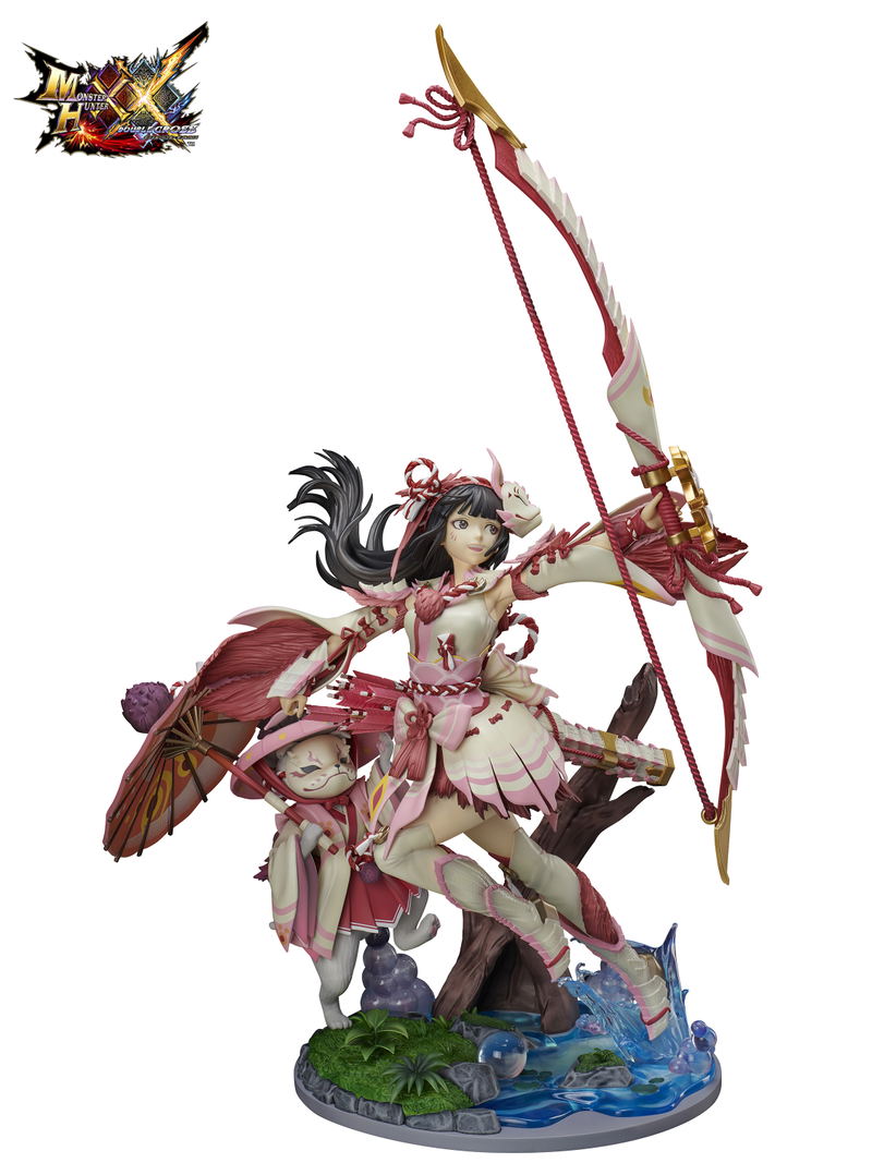 Monster Hunter XX 1/7 Scale Pre-Painted Figure: Mizutsune Series Female Gunner image 1