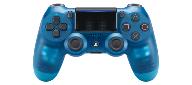 New DualShock 4 CUH-ZCT2 Series (Blue Crystal) image 1