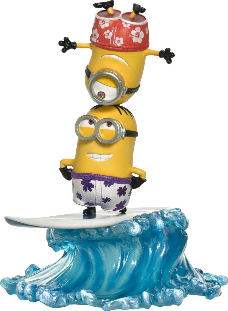 Despicable Me 2 Prime Collectible Figure: Minions on Surfboard image 1