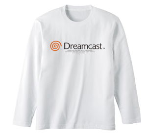 Dreamcast Ribless Long Sleeve T-shirt White (M Size)_