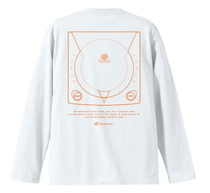 Dreamcast Ribless Long Sleeve T-shirt White (M Size)_