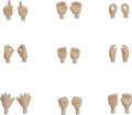 Nendoroid Doll: Hand Parts Set (Almond Milk) (Re-run) thumbnail 1