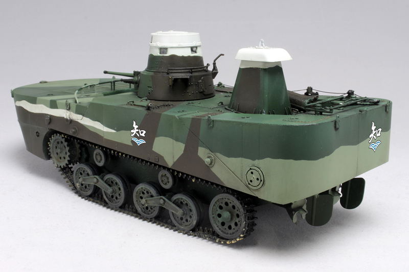 Girls und Panzer das Finale 1/35 Scale Model Kit: Type 2 Ka-Mi Amphibious Tank Chi-Ha-Tan Academy image 5