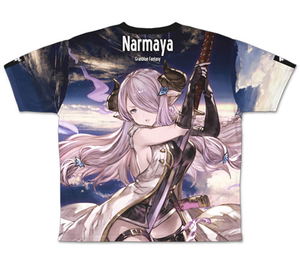 Granblue Fantasy - Narmaya Double-sided Full Graphic T-shirt (XL Size)_