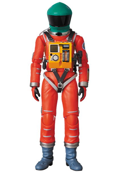 MAFEX No.110 2001 A Space Odyssey: Space Suit Green Helmet & Orange Suit Ver. image 1