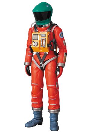MAFEX No.110 2001 A Space Odyssey: Space Suit Green Helmet & Orange Suit Ver.