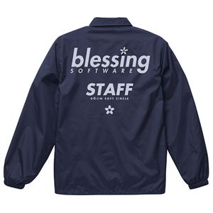 Saekano: How To Raise A Boring Girlfriend Fine - Blessing Software Coach Jacket Navy (L Size)_