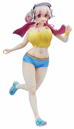 Super Sonico 1/7 Scale Pre-Painted Figure: Sonico Jogging Ver._