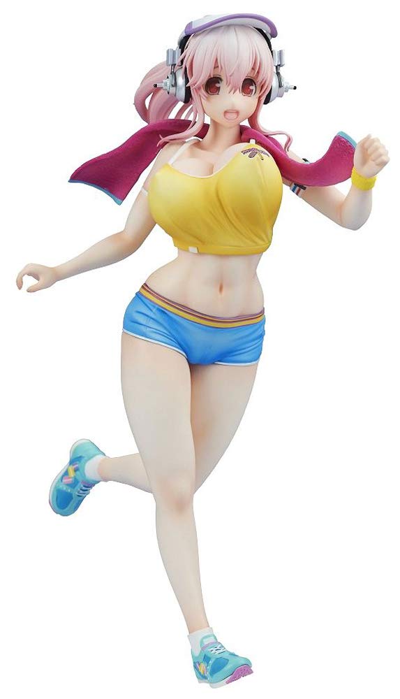 Super Sonico 1/7 Scale Pre-Painted Figure: Sonico Jogging Ver. image 1
