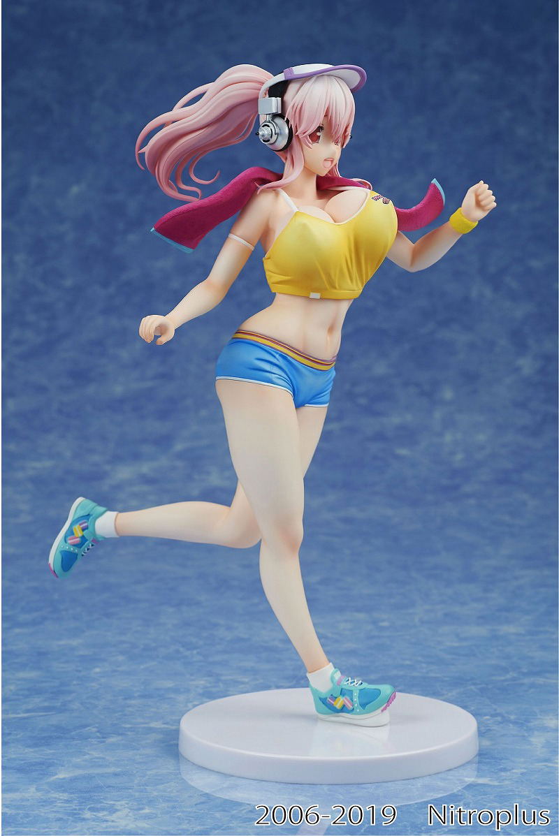 Super Sonico 1/7 Scale Pre-Painted Figure: Sonico Jogging Ver.