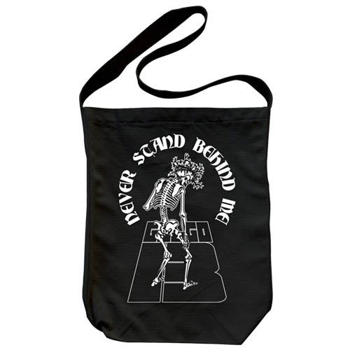 Golgo 13 - Skeleton Logo Shoulder Tote Bag Black image 1