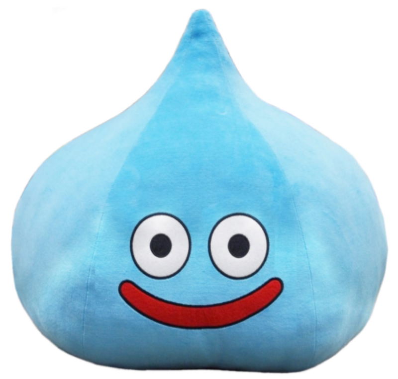 Dragon Quest Smile Slime Plush: Slime Blue LL (Re-run) image 1