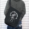 Golgo 13 - Skeleton Logo Shoulder Tote Bag Black thumbnail 2