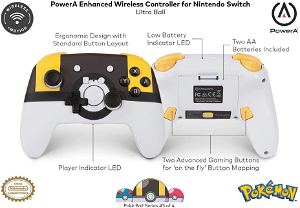 PowerA Enhanced Wireless Controller for Nintendo Switch (Ultra Ball)