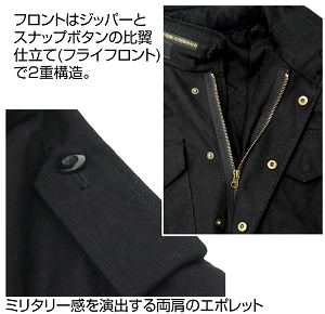 Sword Art Online Alternative Gun Gale Online - Pink Devil M-65 Jacket Black (M Size)