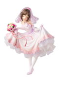 The Idolmaster Cinderella Girls 1/7 Scale Pre-Painted Figure: Miku Maekawa Dreaming Bride Ver. thumbnail 1