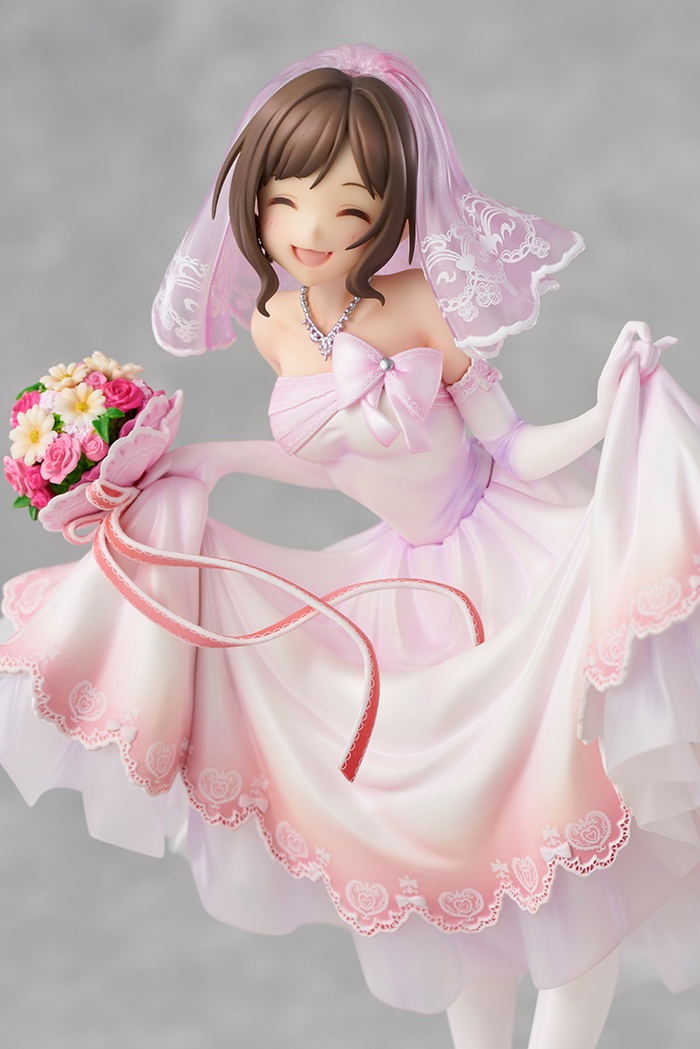 The Idolmaster Cinderella Girls 1/7 Scale Pre-Painted Figure: Miku Maekawa Dreaming Bride Ver. image 5