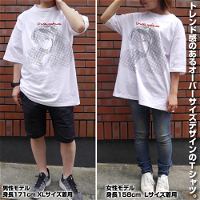 Urusei Yatsura - Lum-chan Big Silhouette T-shirt White (L Size)