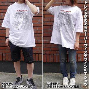 Urusei Yatsura - Lum-chan Big Silhouette T-shirt White (XL Size)