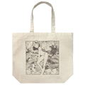 Urusei Yatsura - Lum-chan Denshoku no Makyou Large Tote Bag Natural thumbnail 1