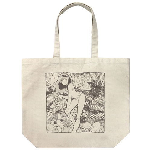 Urusei Yatsura - Lum-chan Denshoku no Makyou Large Tote Bag Natural image 1