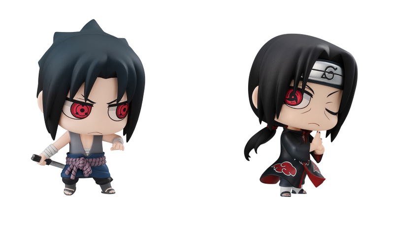 Chimi Mega Buddy Series Naruto Shippuden: Sasuke Uchiha & Itachi - Brothers Confrontation Set image 2