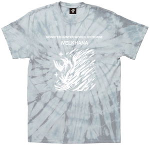 Monster Hunter World: Iceborne Tie-dye T-shirt: Velkhana (M Size)_