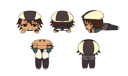 Tiger & Bunny Nesoberi Plush: Kotetsu T Kaburagi image 1