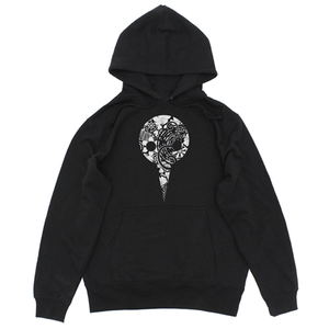 Evangelion - Angel Flower Pattern Pullover Hoodie Black (L Size)_