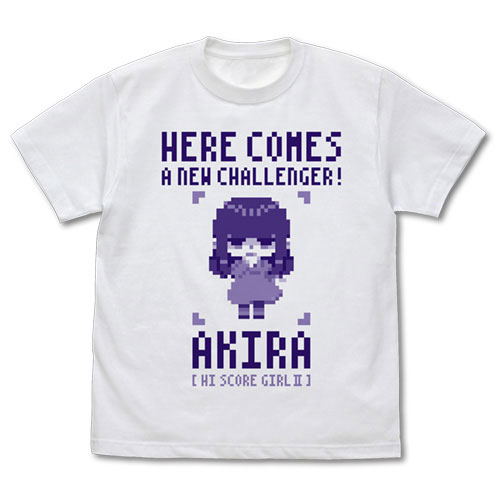 Hi Score Girl II Akira Oono T-shirt White (XL Size) image 1