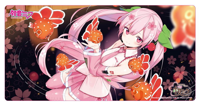 Hirosaki Neputa Festival x Hatsune Miku Sakura Miku Play Mat Illustration by Kiyamachi image 1