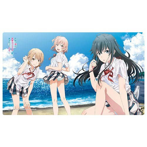 Yahari Ore no Seishun Love-come wa Machigatteiru Zoku Rubber Mat: Yukino & Yui & Iroha / Sea image 1