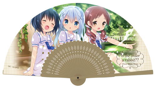 Is The Order A Rabbit? - ChiMaMe-tai Folding Fan image 1
