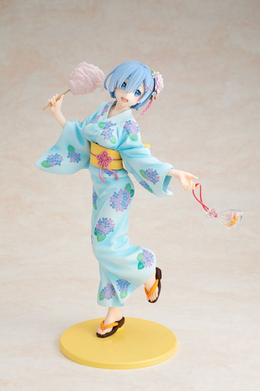 KDcolle Re:Zero kara Hajimeru Isekai Seikatsu 1/7 Scale Pre-Painted Figure: Rem Yukata Ver. Repaint image 3