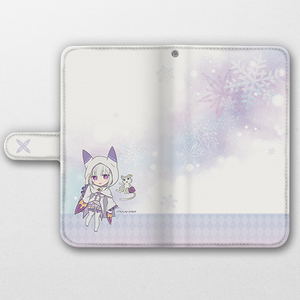 Re:Zero - Starting Life In Another World - Emilia Book Style Smartphone Case (L Size)_