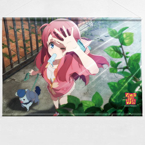 Zombie Land Saga B2 Wall Scroll: Minamoto Sakura & Romero image 1