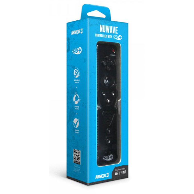 NuWave Controller with Nu+ for Wii U / Wii (Black) image 1