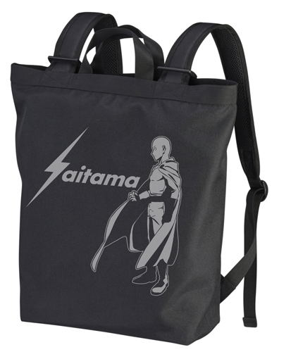 One Punch Man - Saitama 2way Backpack Black image 1